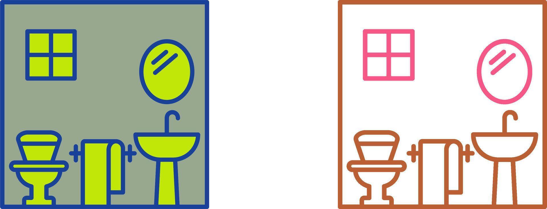 Bathroom Icon Design vector