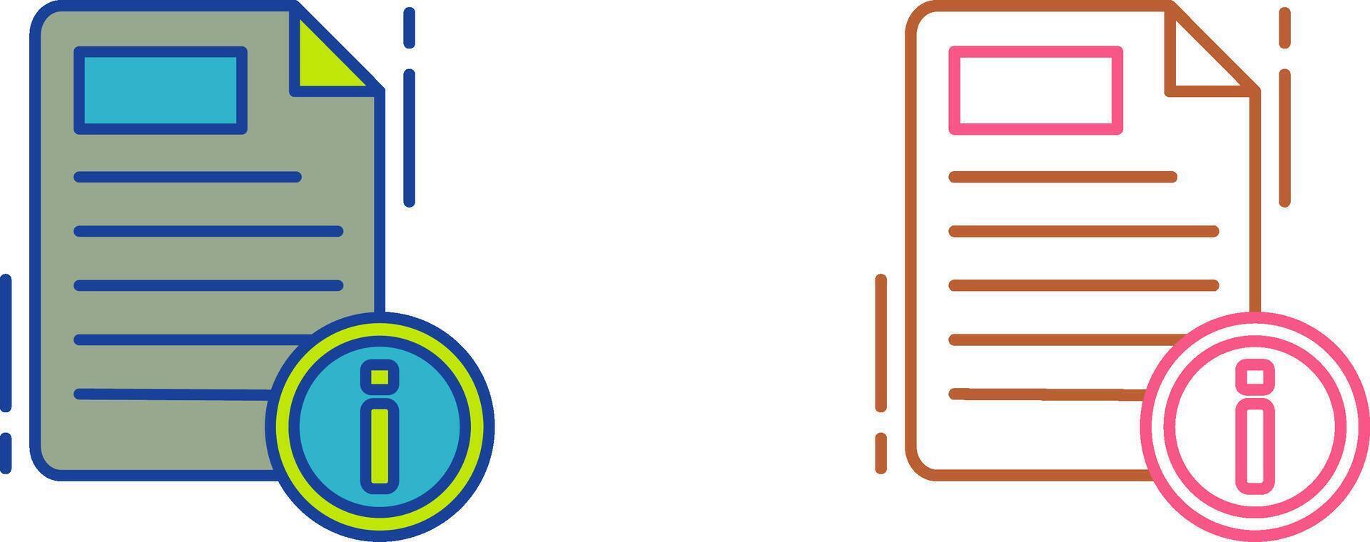 Document Icon Design vector