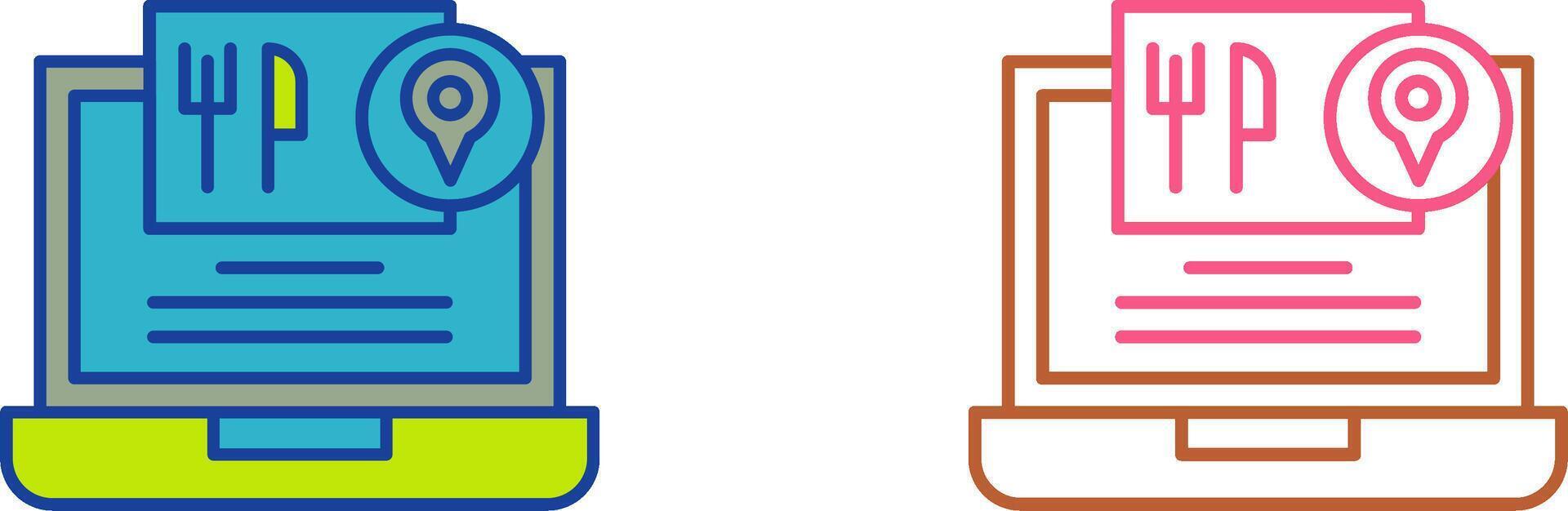 Food Delivery Icon Design vector