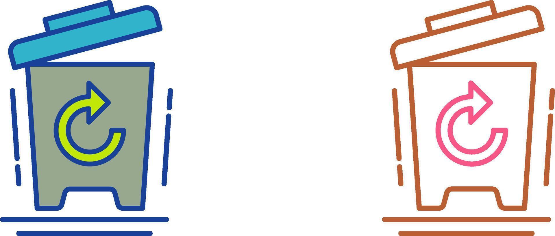 Bin Icon Design vector