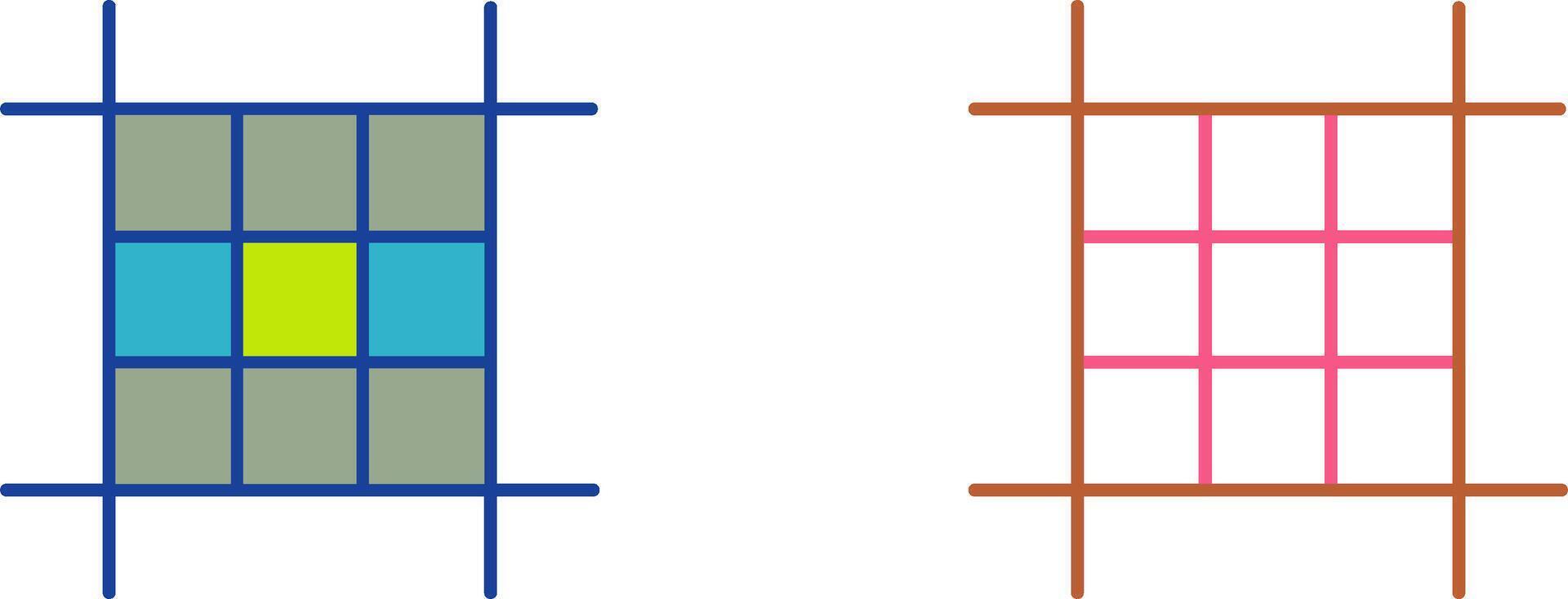Square Layout Icon Design vector