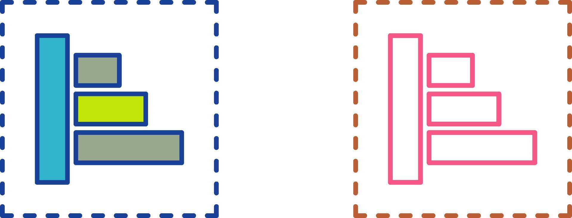 Object Alignment Icon Design vector