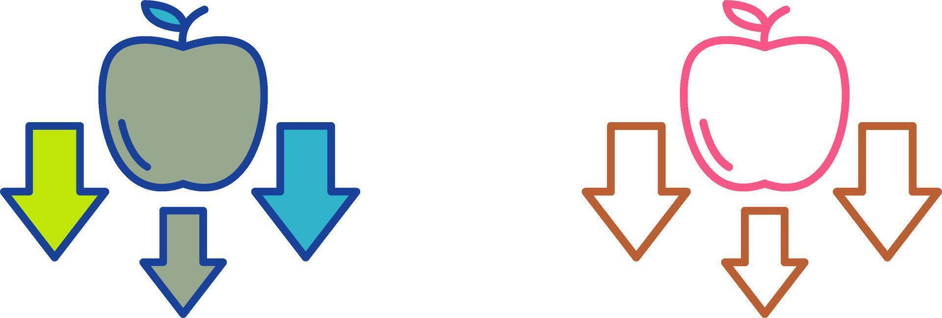Gravity Icon Design vector