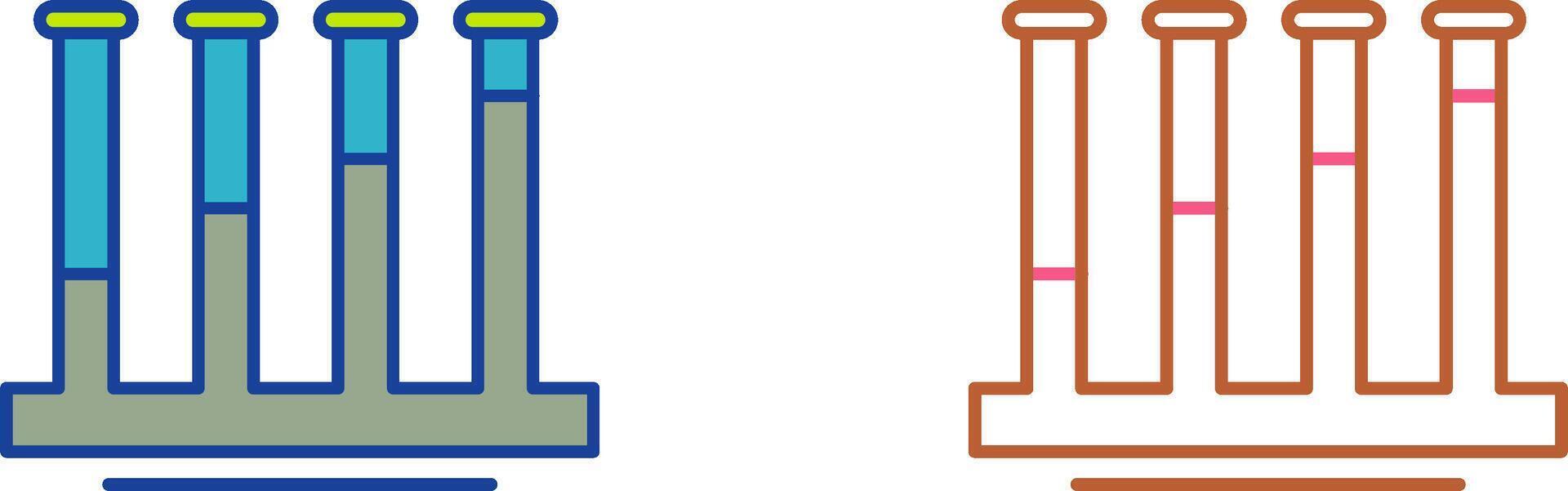 Communicating Vessels Icon Design vector