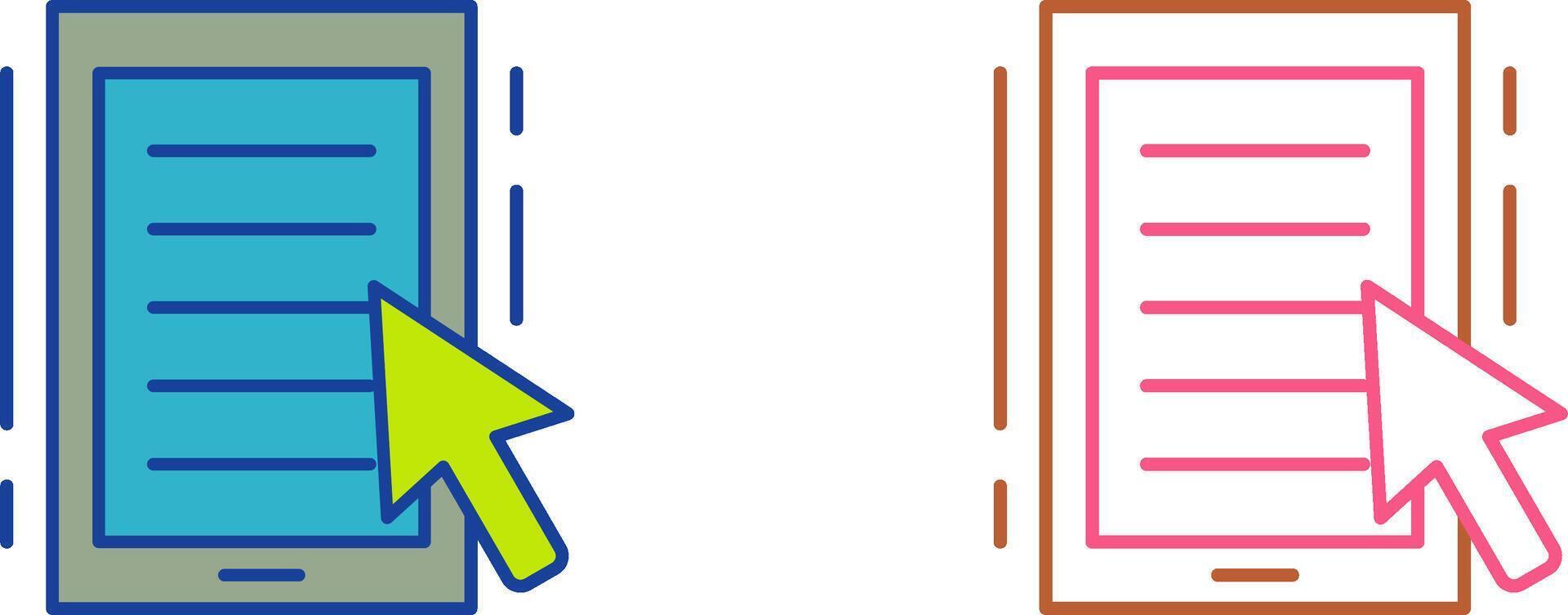 Ebook Icon Design vector