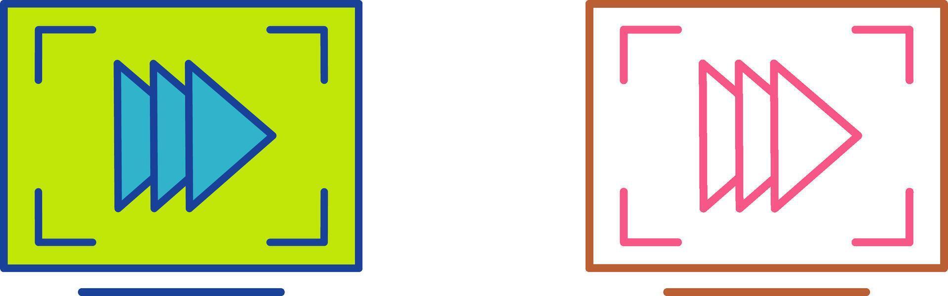 Slow Motion Icon Design vector