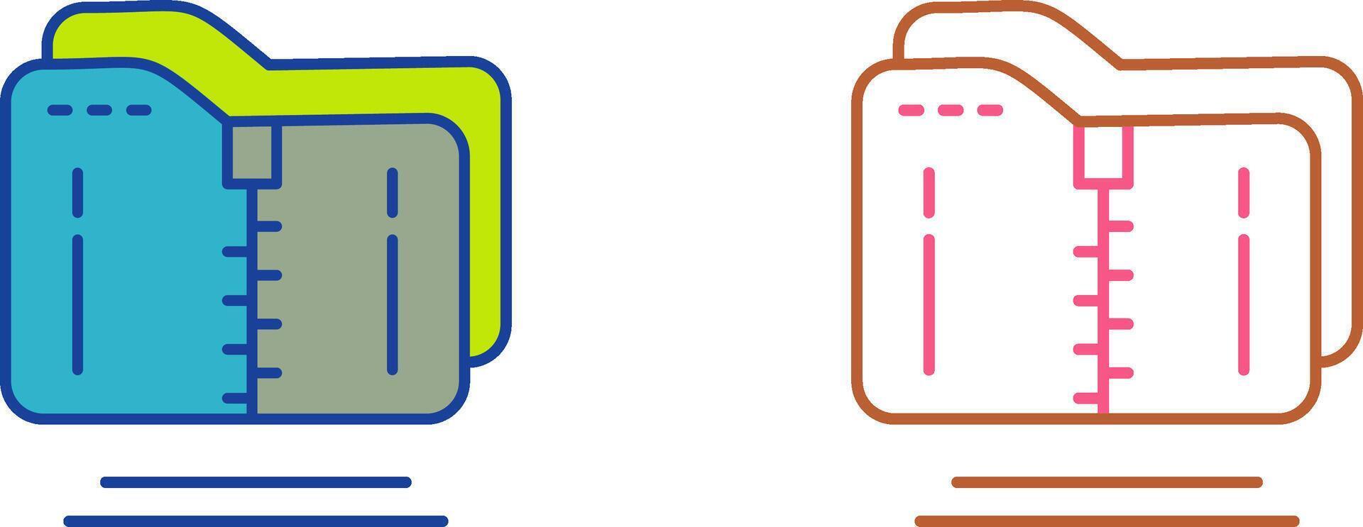Compressed Icon Design vector
