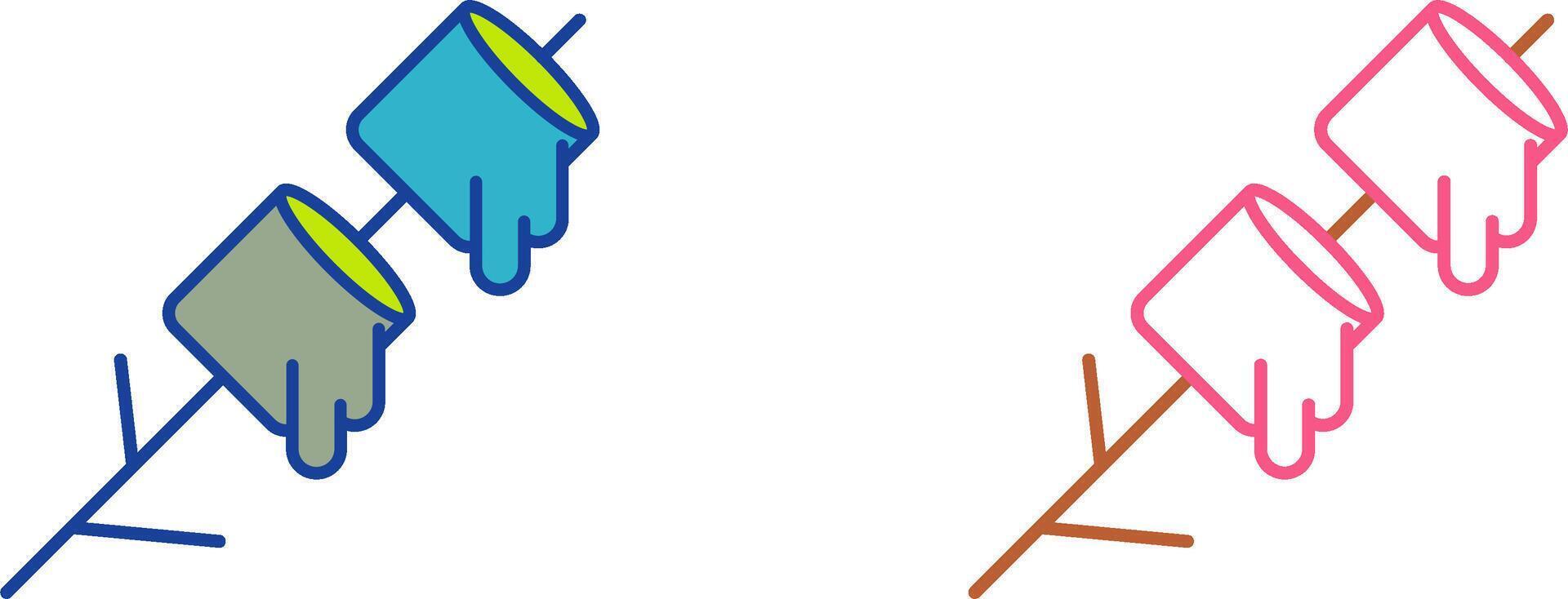 Marshmallows Icon Design vector