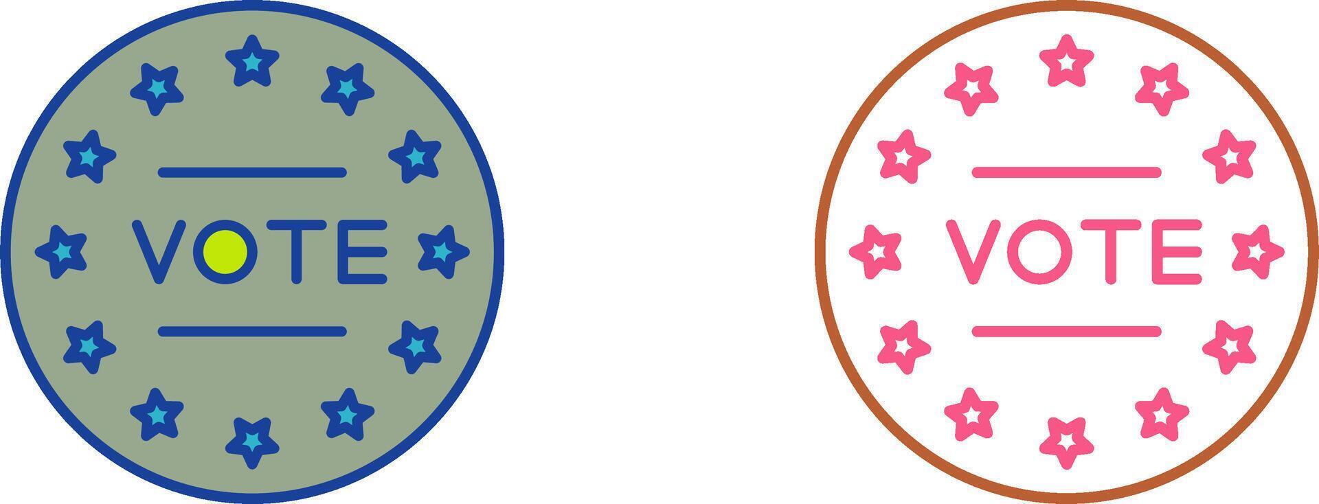 Vote Icon Design vector