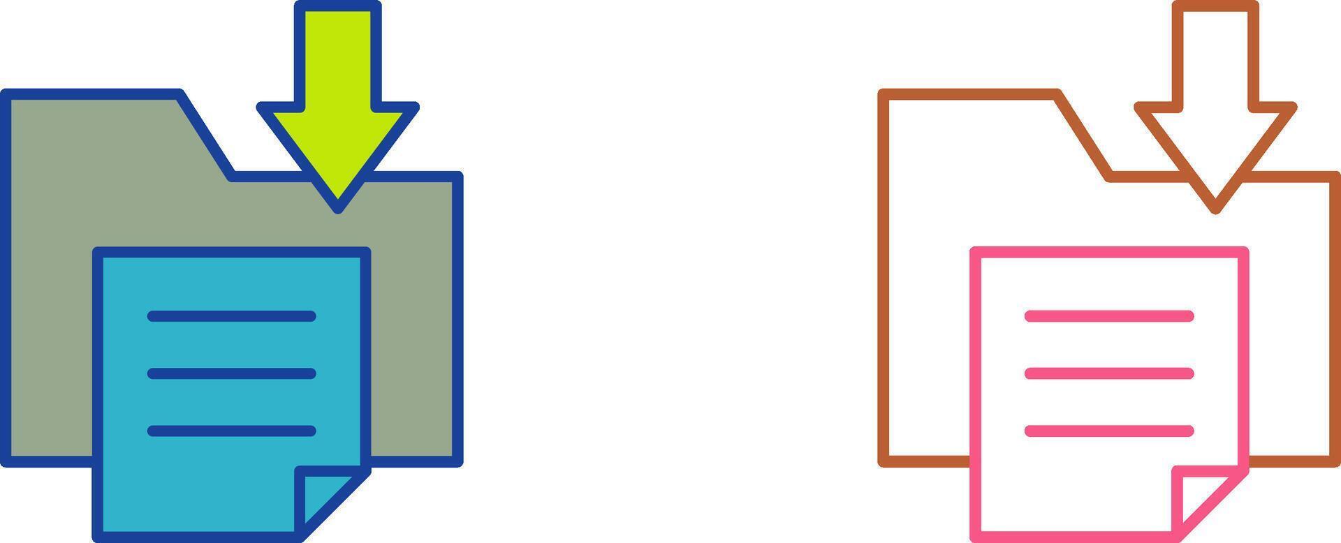 File Storage Icon Design vector