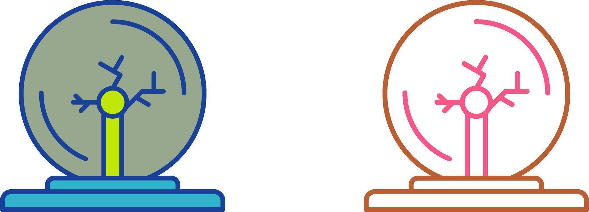 Plasma Ball Icon Design vector