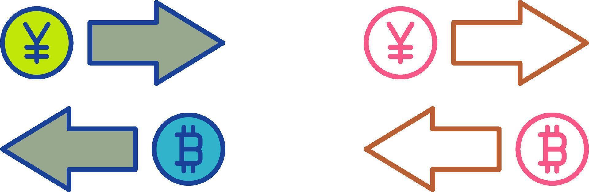 Exchange Icon Design vector