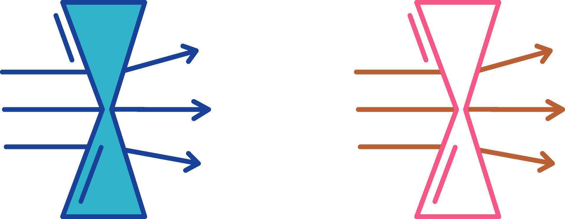 Dispersion Icon Design vector