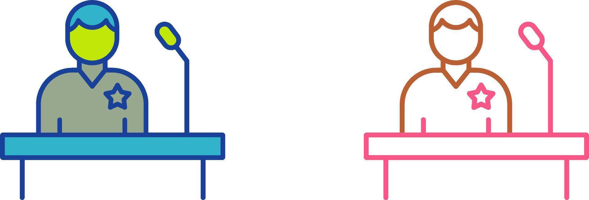 Candidate Icon Design vector