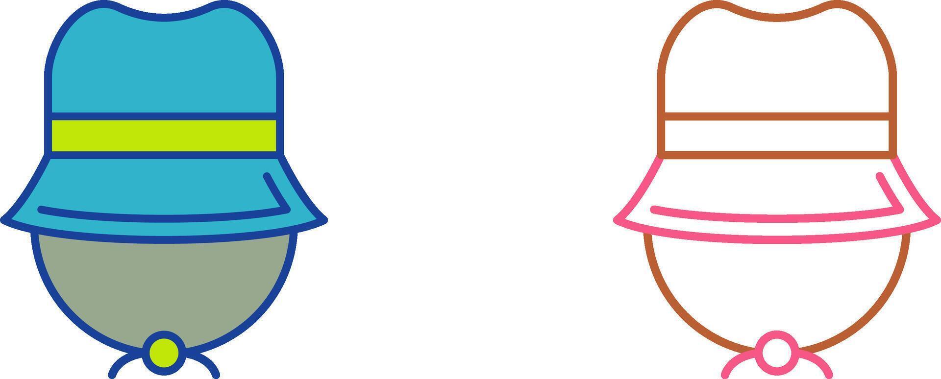 Camping Hat Icon Design vector