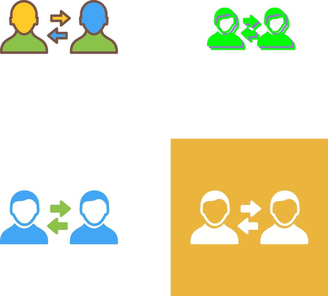Unique Consulting Services Icon Design vector