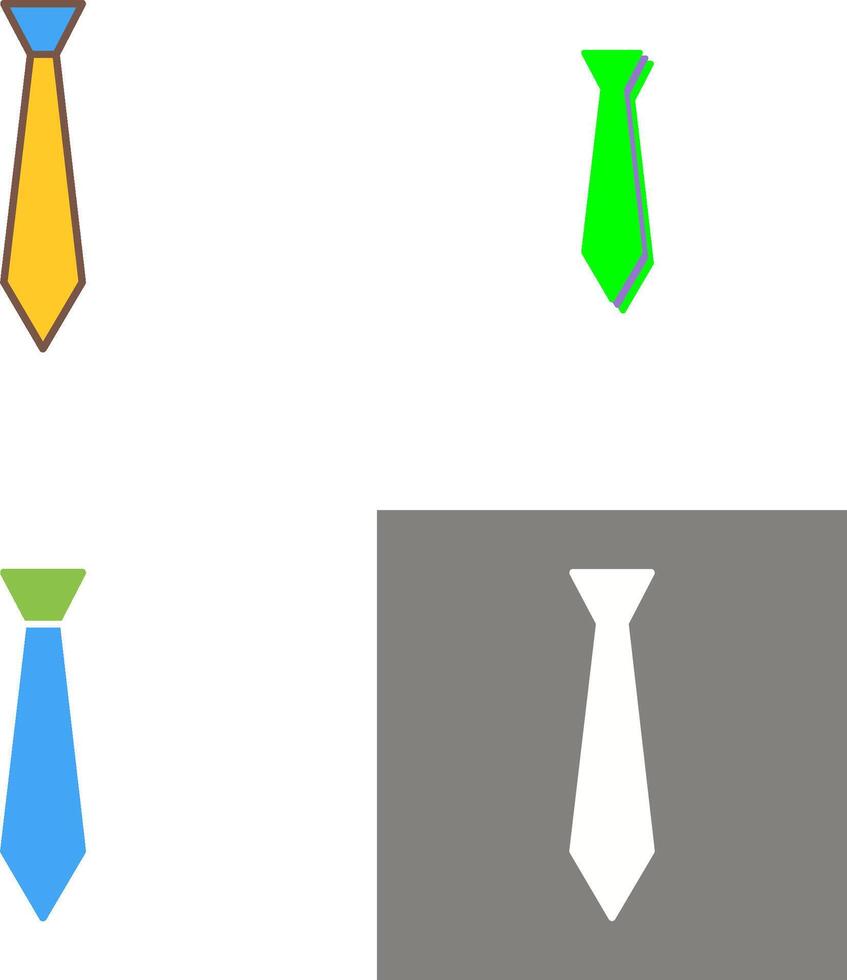 Tie Icon Design vector