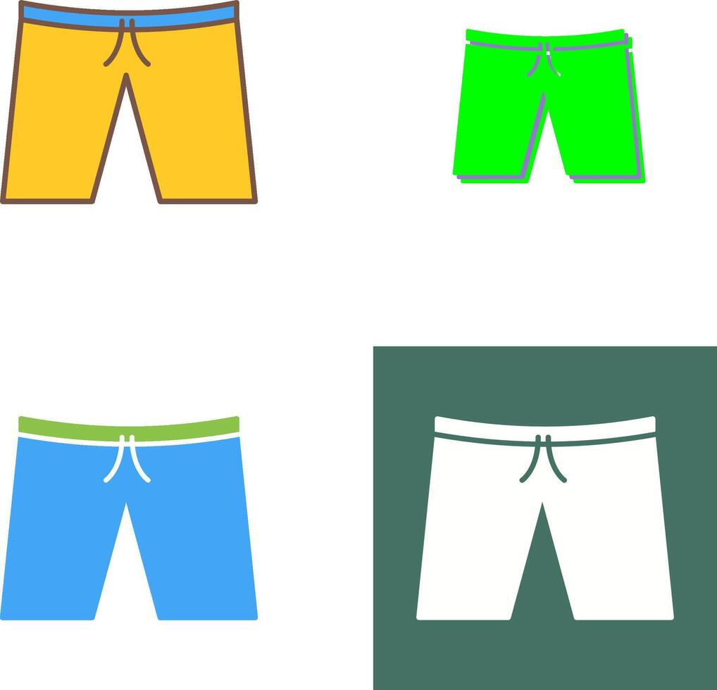Shorts Icon Design vector