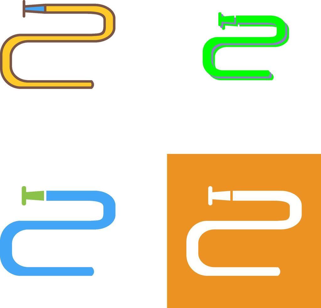 Water Pipe Icon Design vector