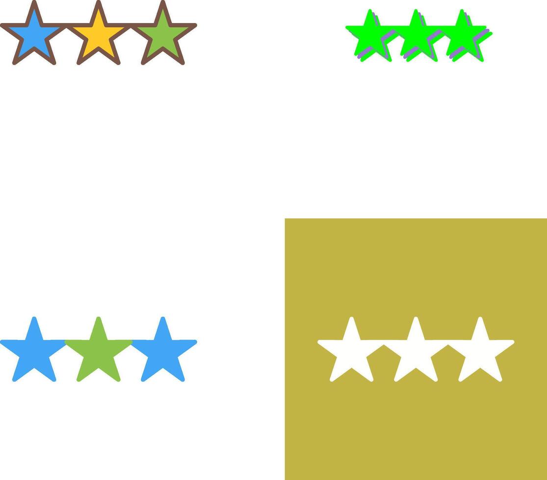 Stars Icon Design vector