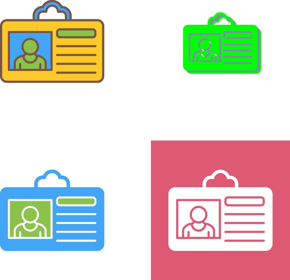 Criminal Card Icon Design vector
