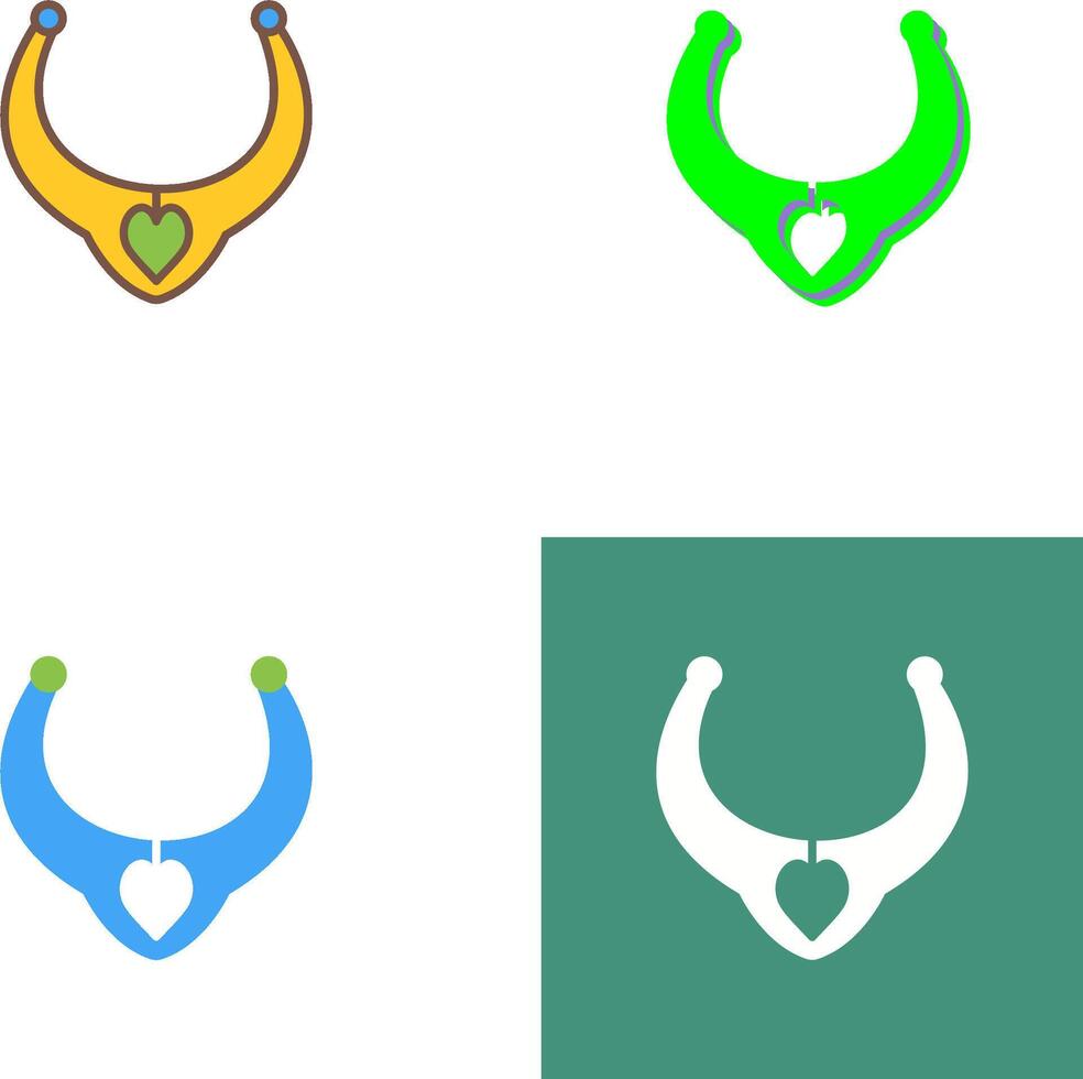 Necklace Icon Design vector