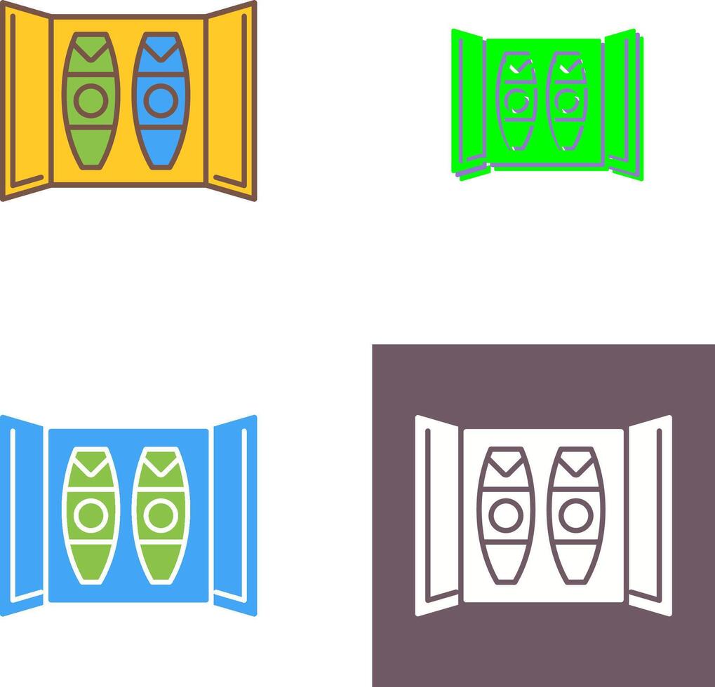 Cigar Box Icon Design vector