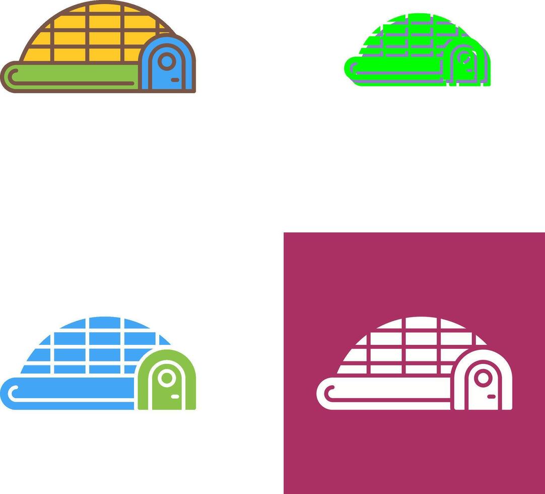 Igloo Icon Design vector