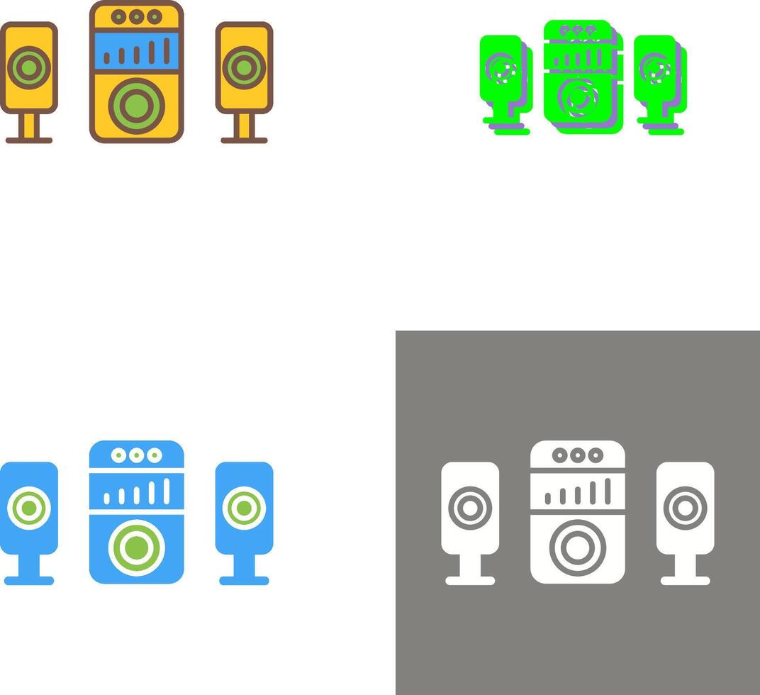Sound System Icon Design vector