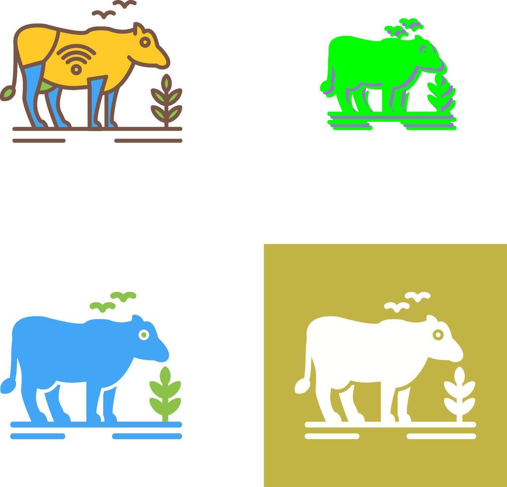 Cattle Icon Design vector