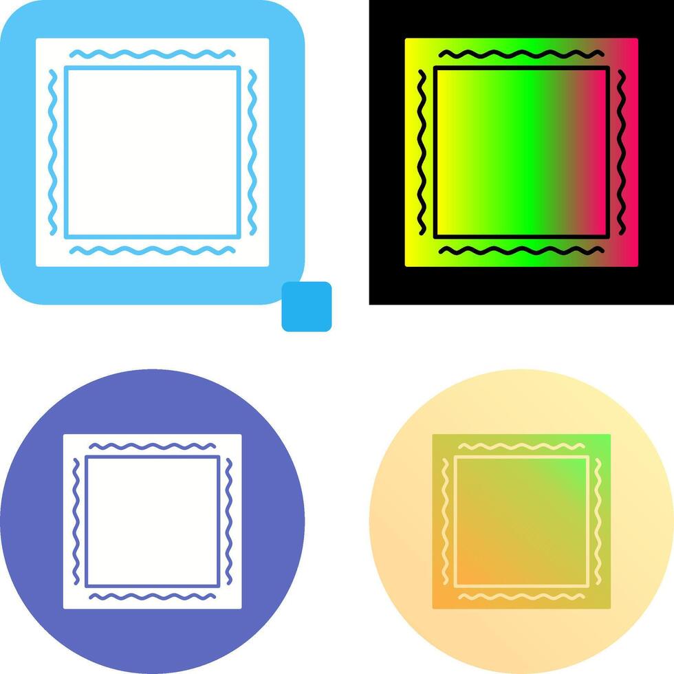 Unique Frame Icon Design vector