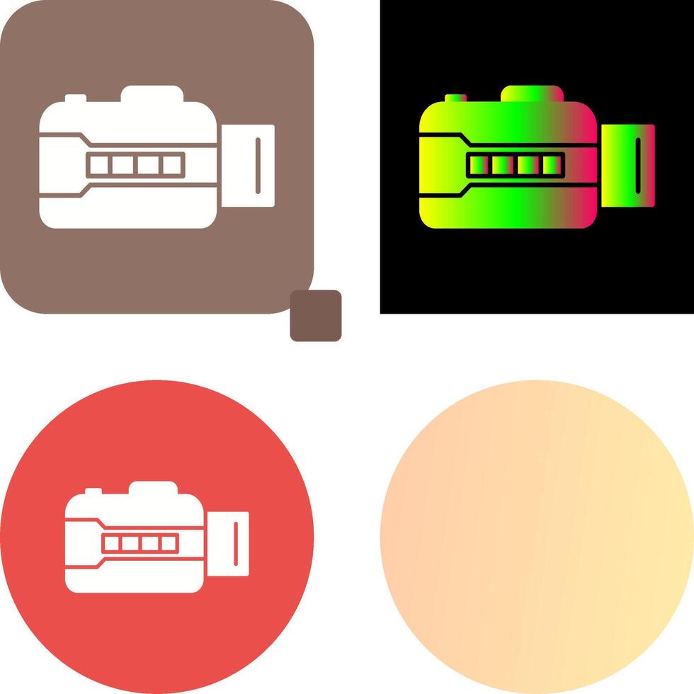 Unique Open Camera Icon Design vector