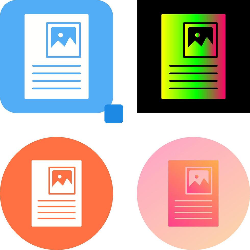 Picture Attachment Icon Design vector