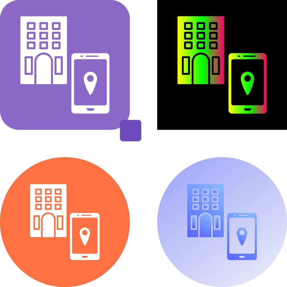 Find Hotel Icon Design vector