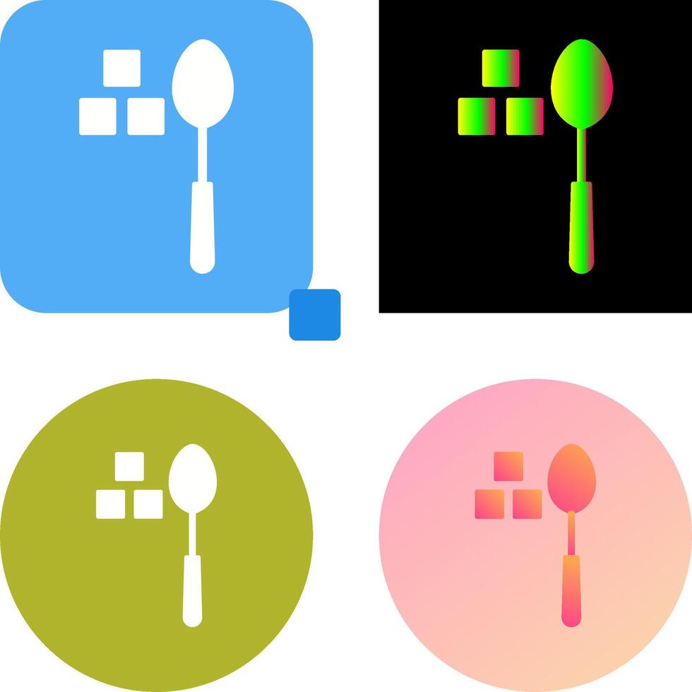 Sugar Icon Design vector