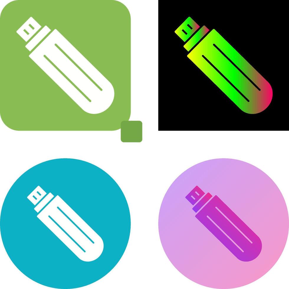 Unique USB Drive Icon Design vector