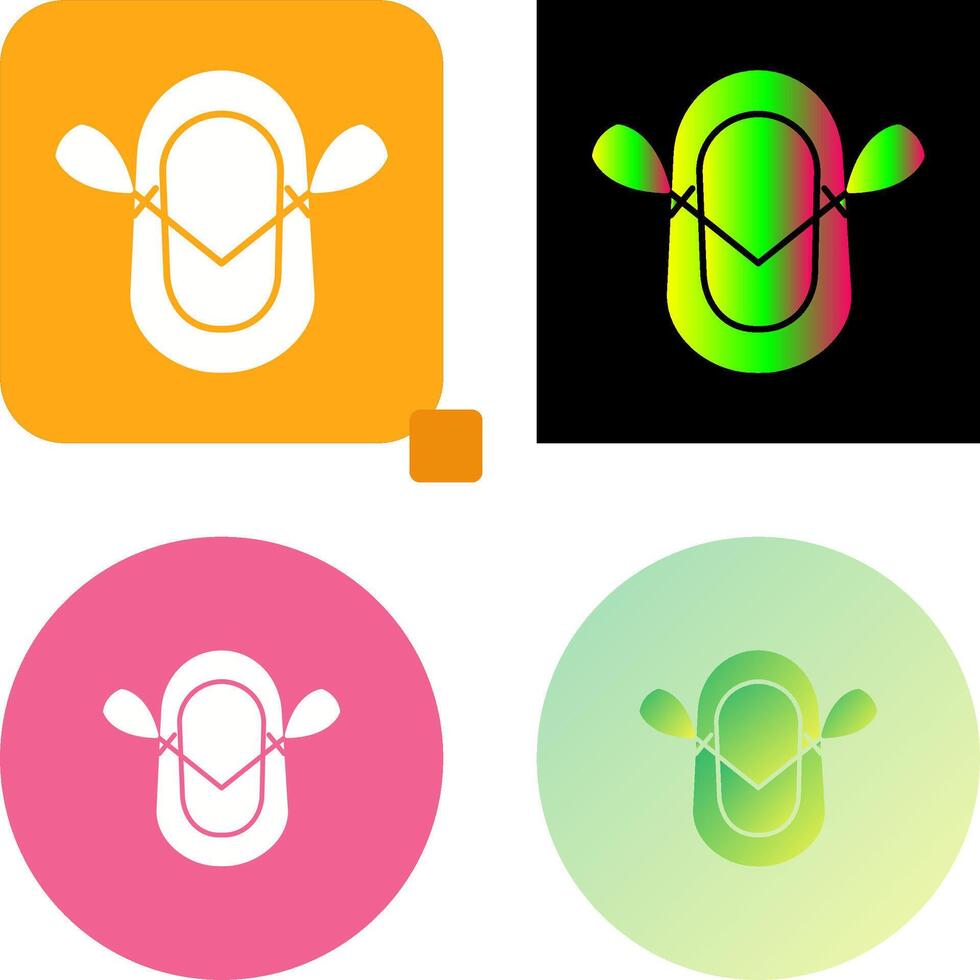 Dinghy Icon Design vector