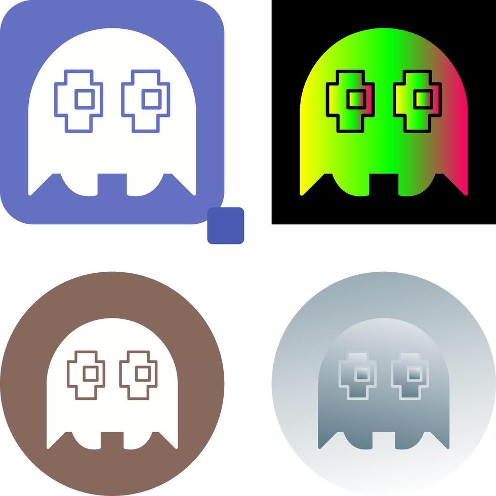 Unique Game Character Icon Design vector