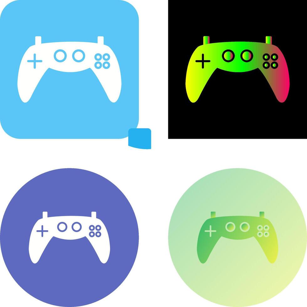 Unique Gaming Console Icon Design vector