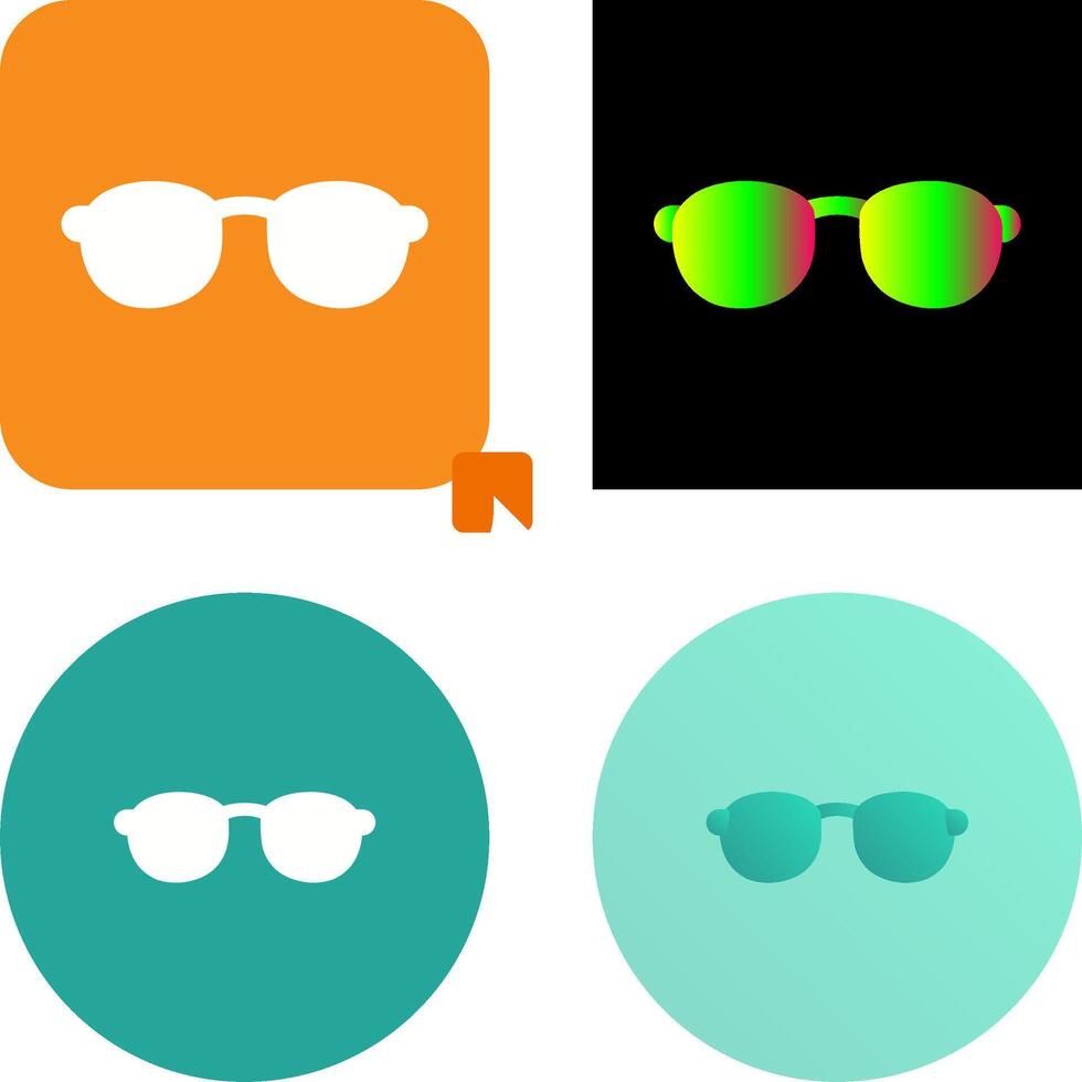 Sunglasses Icon Design vector
