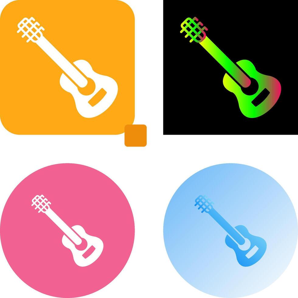 Guitar Icon Design vector