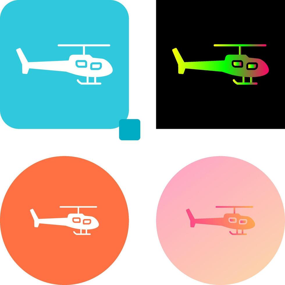 Helicopter Icon Design vector