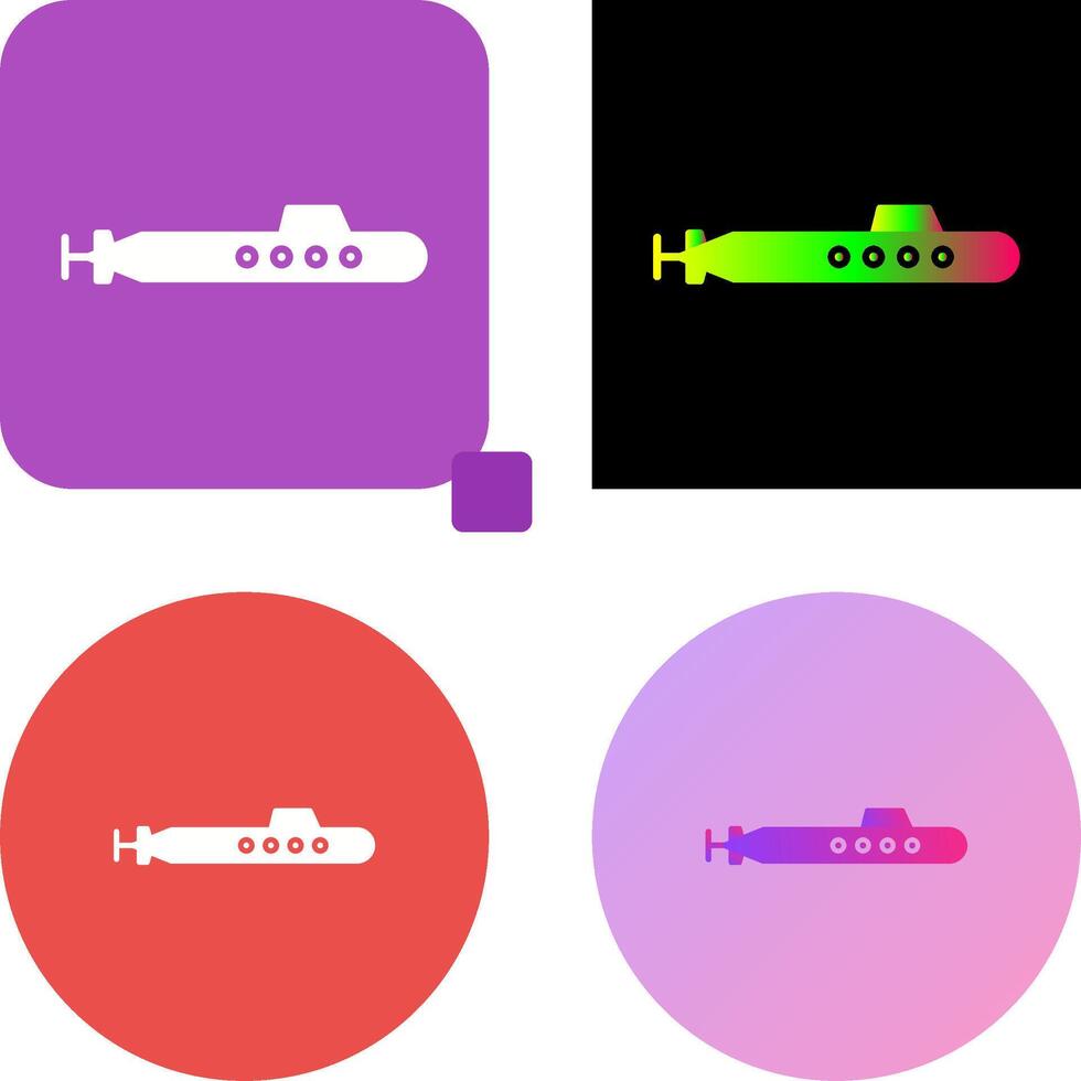 Submarine Icon Design vector
