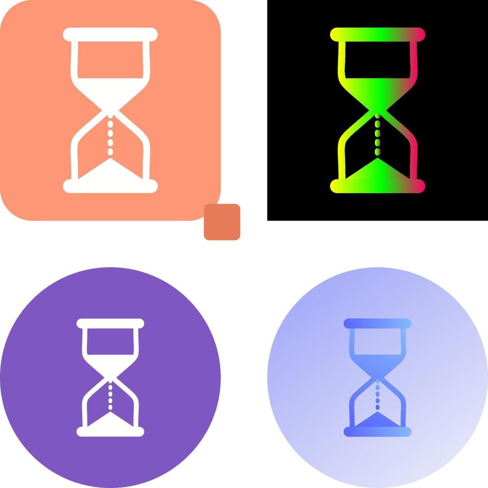 Hourglass Icon Design vector