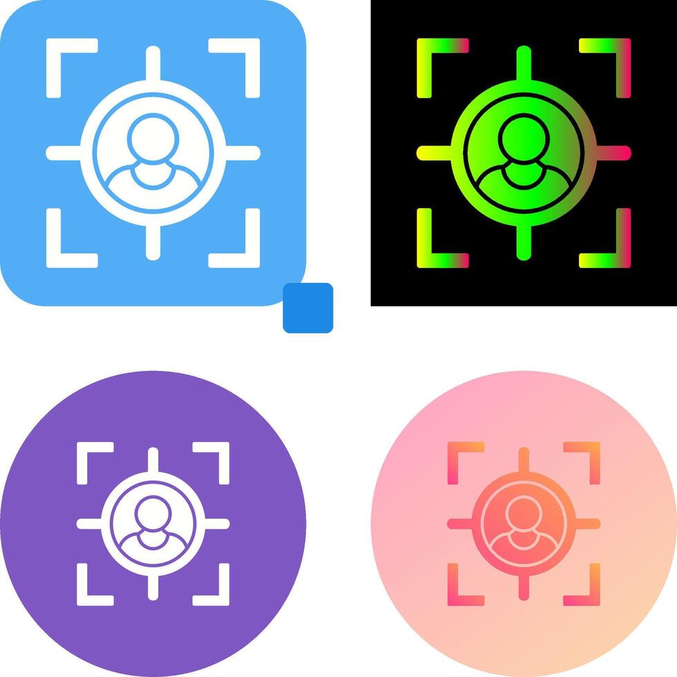Target Icon Design vector