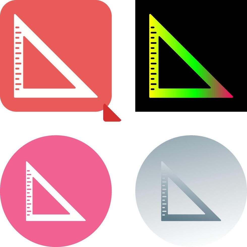 Set Square Icon Design vector