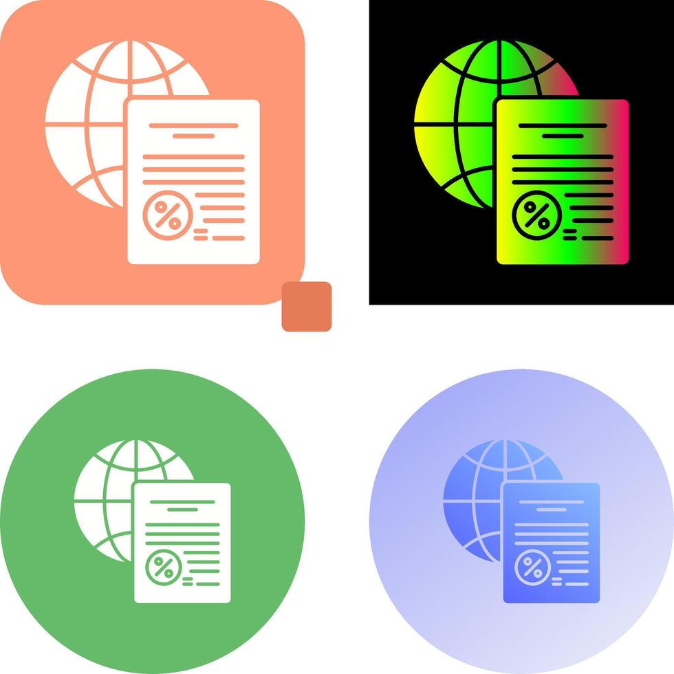 Global Icon Design vector