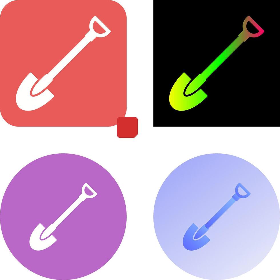 Shovel Icon Design vector