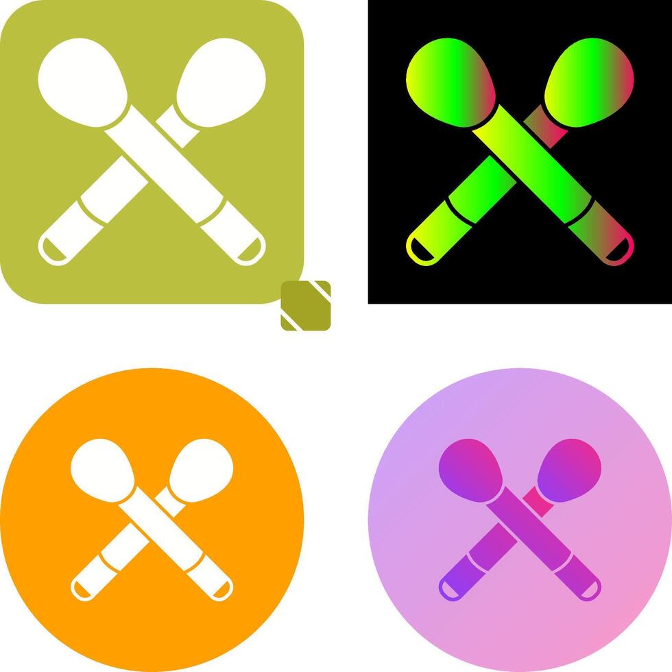 Brushes Icon Design vector