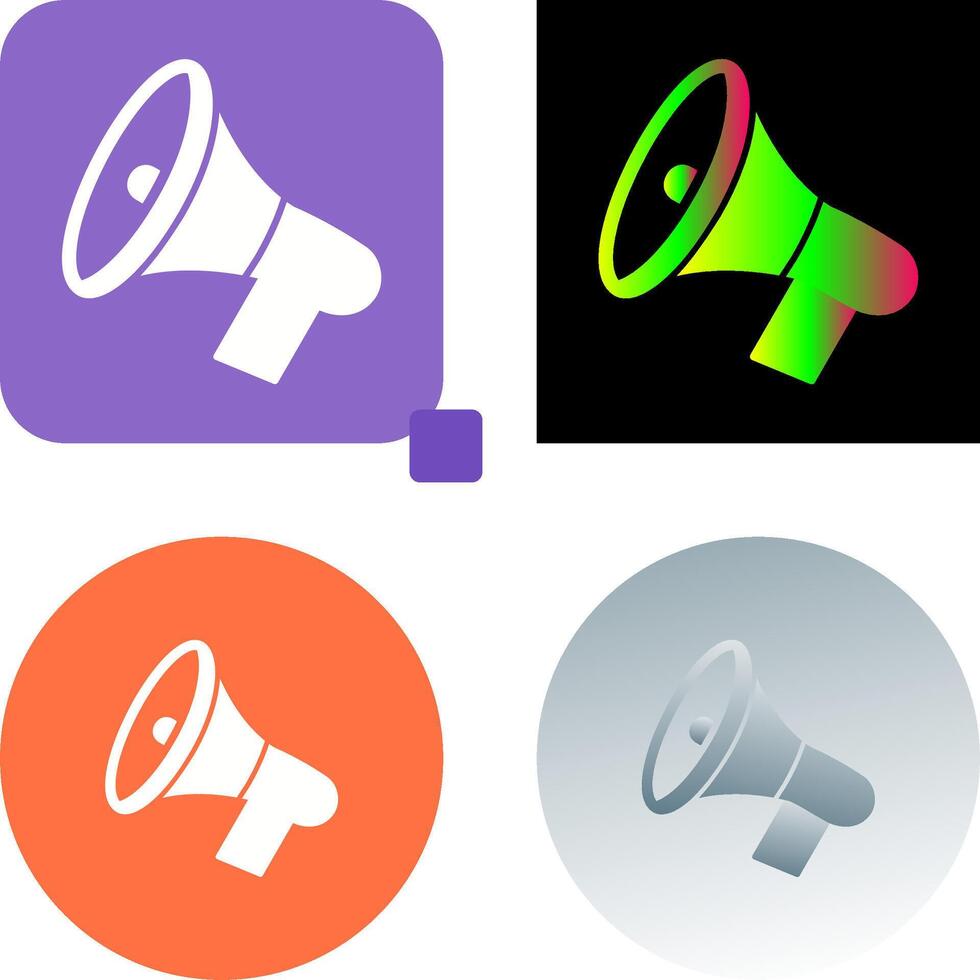 Announcement Speaker Icon Design vector